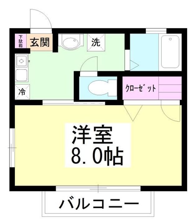 千葉県習志野市袖ケ浦1(アパート)の賃貸物件の間取り