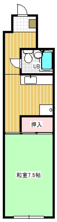 宮城県仙台市宮城野区福室2(マンション)の賃貸物件の間取り