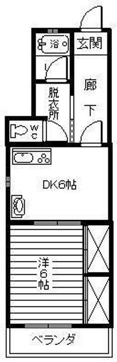グリーンヒルズ別府・西棟の間取り