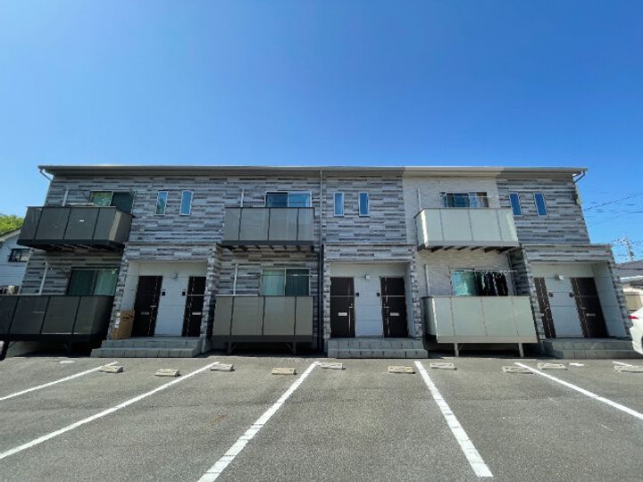 岡山県倉敷市中庄(アパート)の賃貸物件の外観