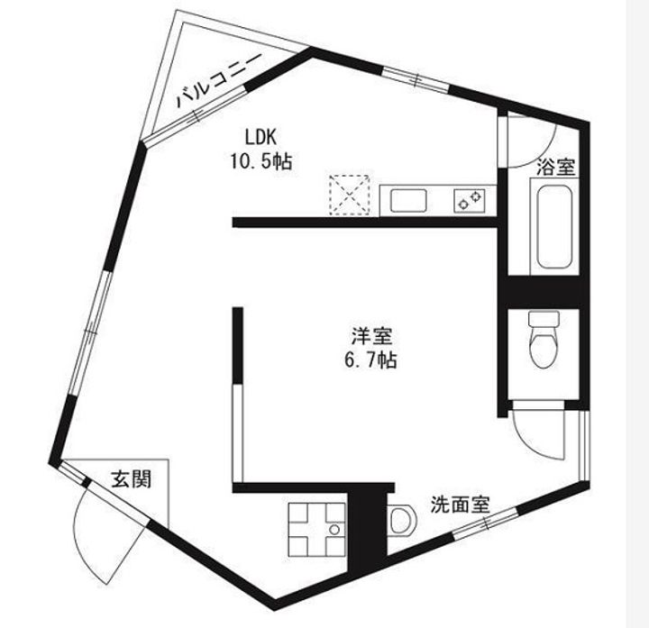 エンシェール砧の間取り