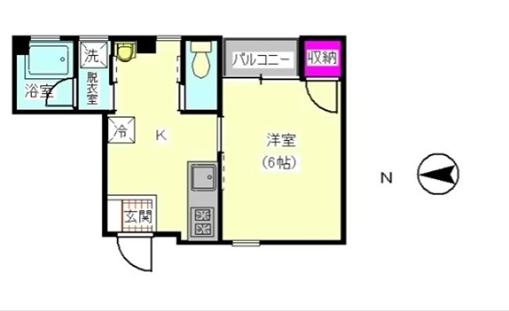 ロイヤルコーポ荒井の間取り