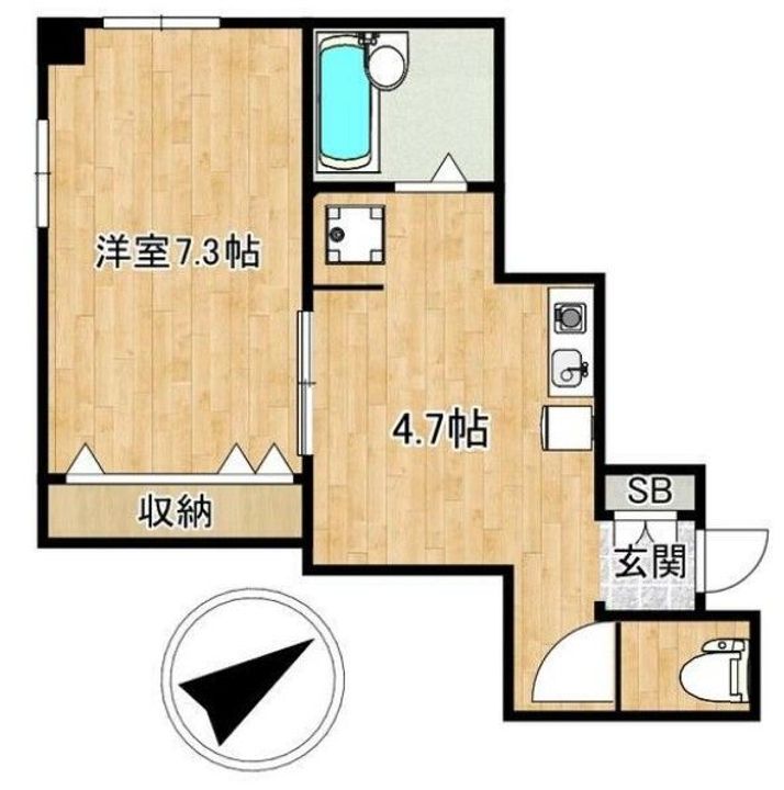 ゴンドラ西荻ビルの間取り