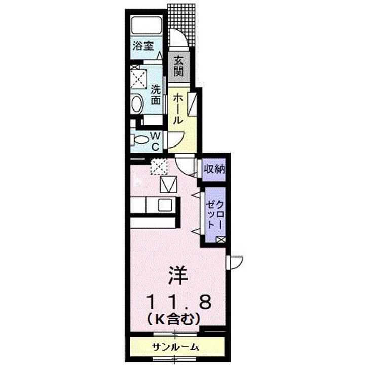 メゾン・ド・クレストIIの間取り