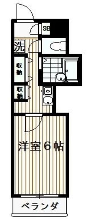 東京都八王子市東中野(アパート)の賃貸物件の間取り