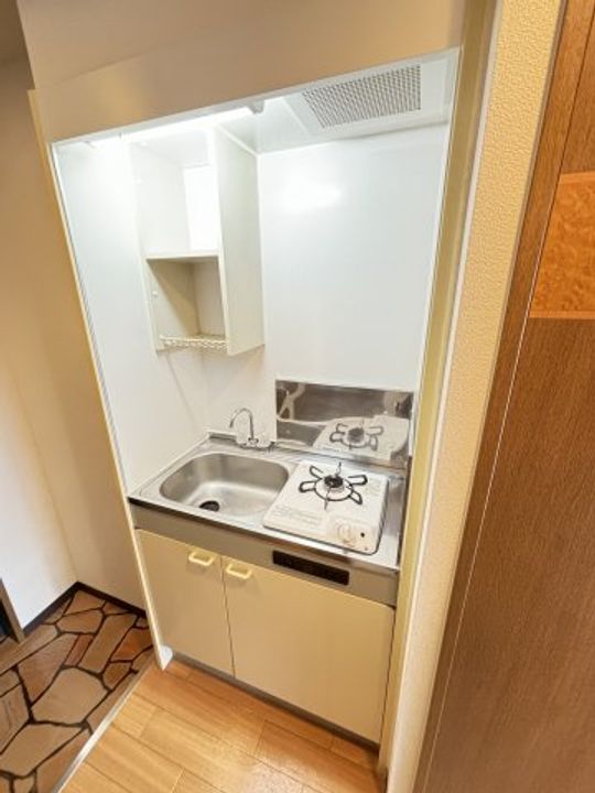 大阪府大阪市東淀川区小松1(マンション)の賃貸物件のキッチン