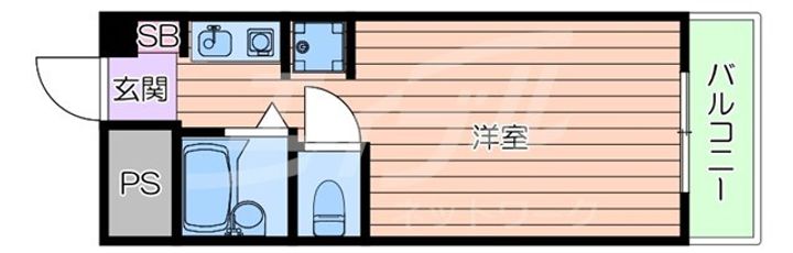 第8東昌ハイツB棟の間取り
