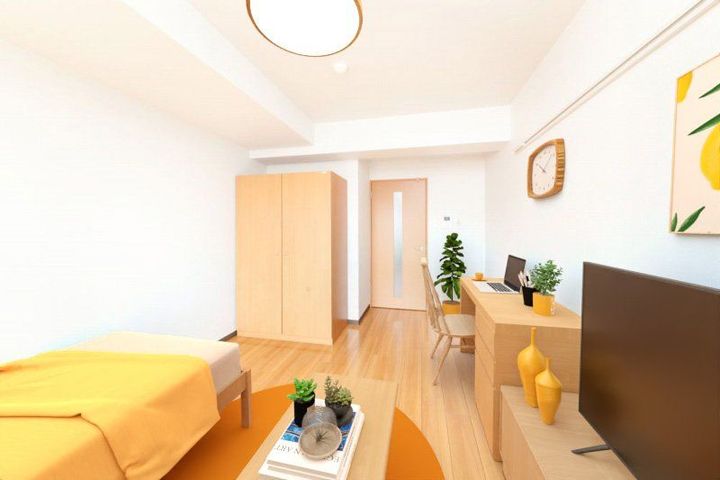 ビアン上甲東園の居間