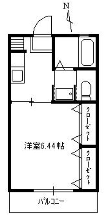 神奈川県川崎市高津区諏訪1(アパート)の賃貸物件の間取り