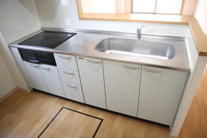 大阪府寝屋川市田井西町(マンション)の賃貸物件のキッチン