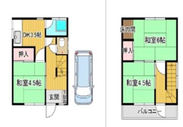兵庫県神戸市垂水区星が丘3(一戸建)の賃貸物件の間取り