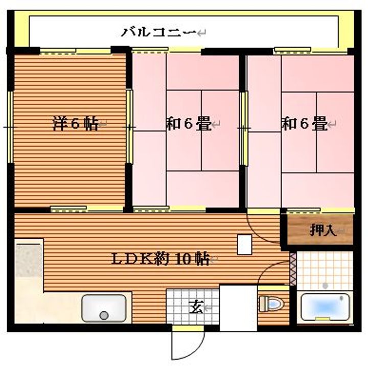 吉永ビルの間取り