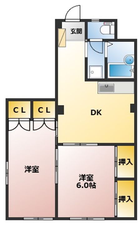 コートヒルズの間取り