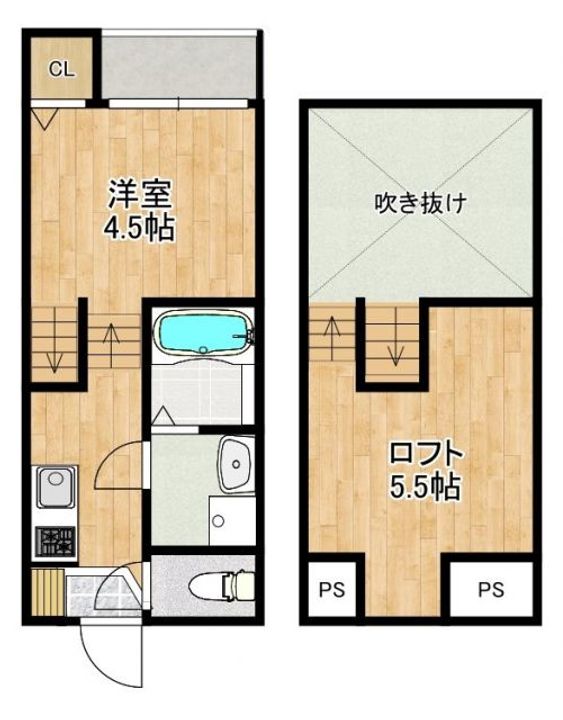 modern palazzo住吉レジサムの間取り