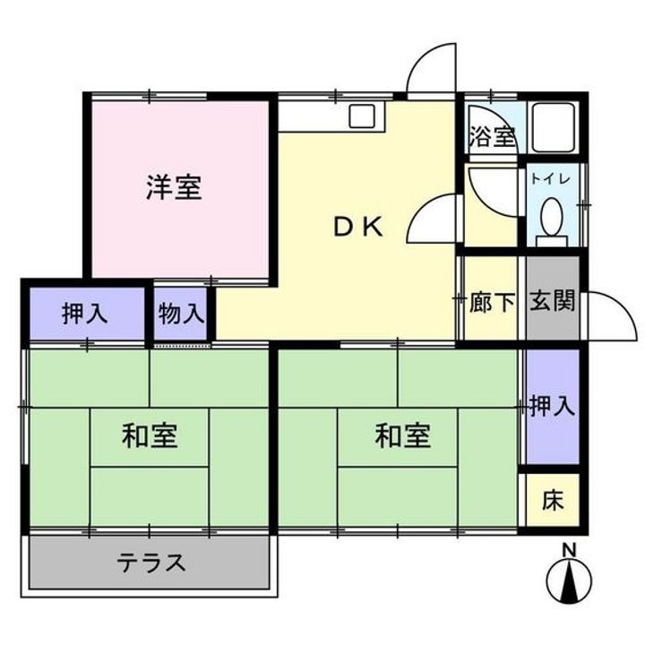 岡山県岡山市中区さい東町1(一戸建)の賃貸物件の間取り