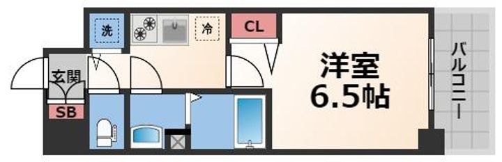 アドバンス大阪バレンシアの間取り