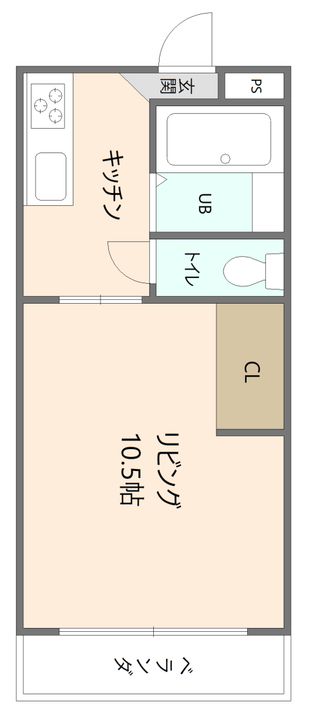 大阪府大阪市城東区成育4(マンション)の賃貸物件の間取り