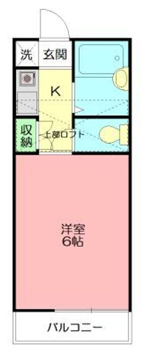 神奈川県厚木市三田南3(アパート)の賃貸物件の間取り
