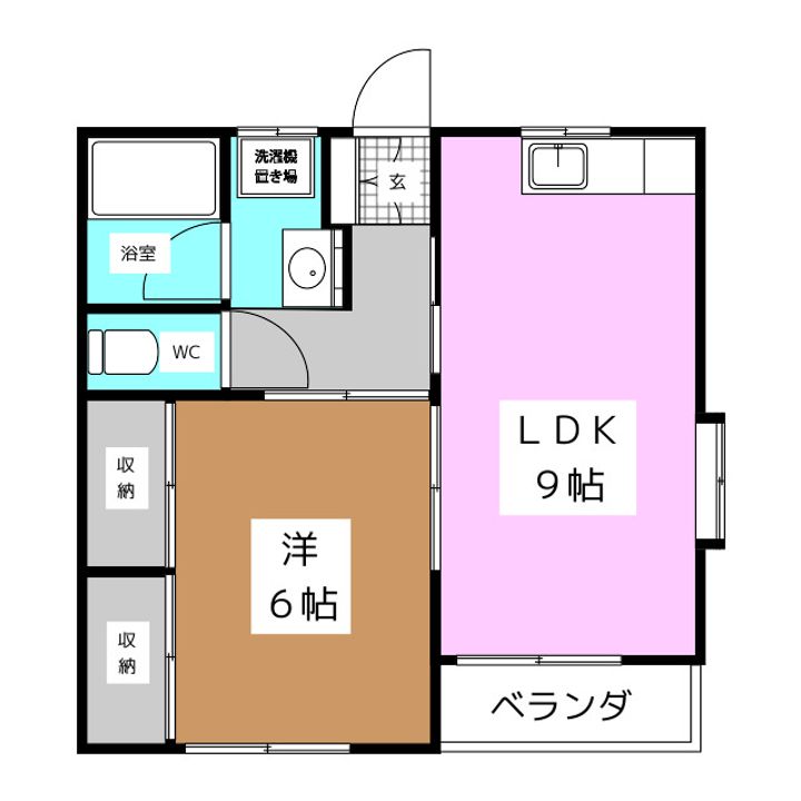 コーポ横山の間取り