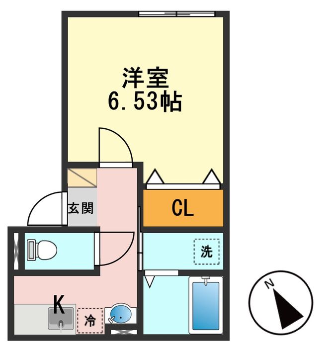 東京都江戸川区松江7(アパート)の賃貸物件の間取り