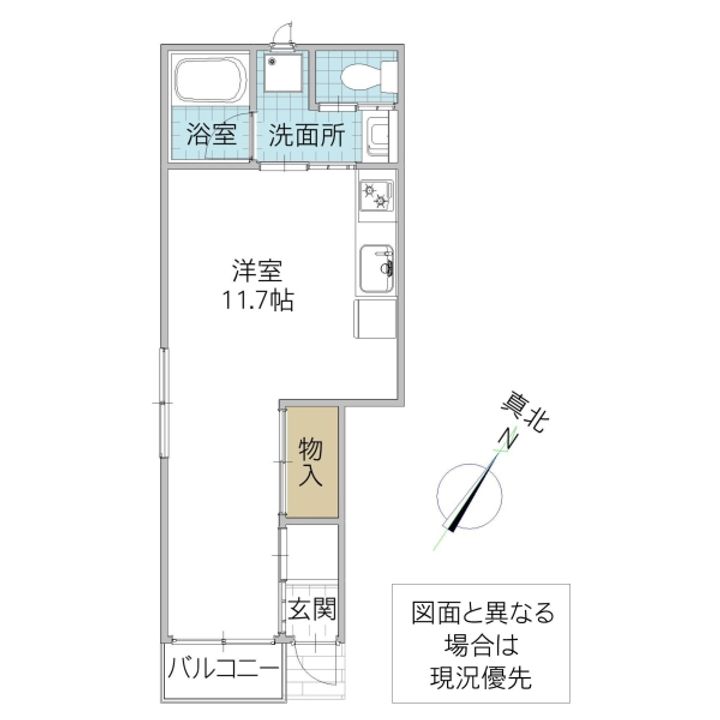 レーガベーネ渡里の間取り