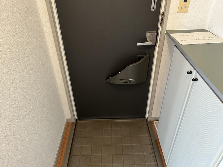 アルカディア田中の玄関