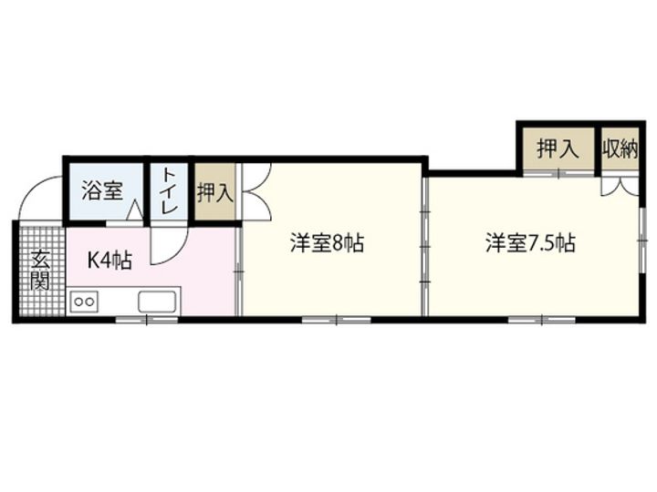 広洋第一コーポの間取り