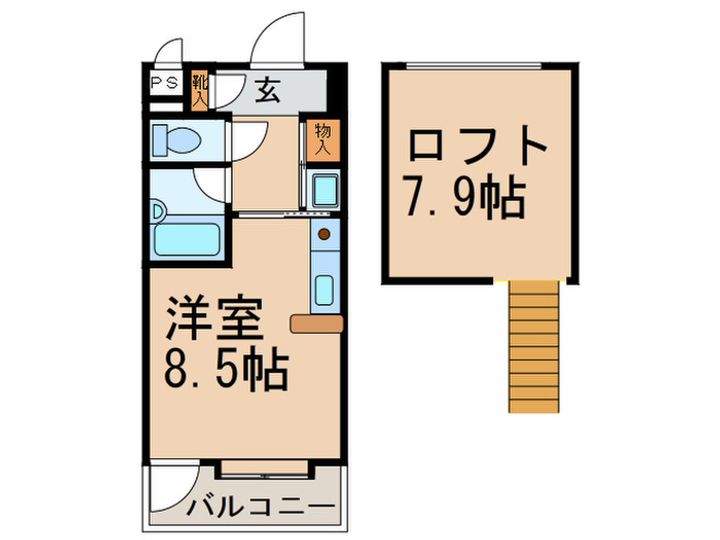 サンことひらB棟の間取り