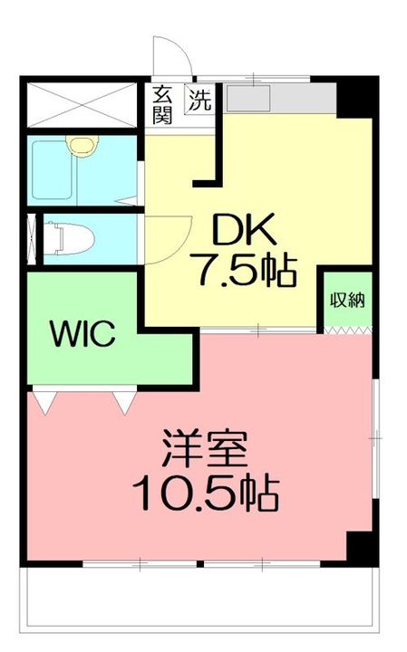 神奈川県中郡二宮町山西(アパート)の賃貸物件の間取り