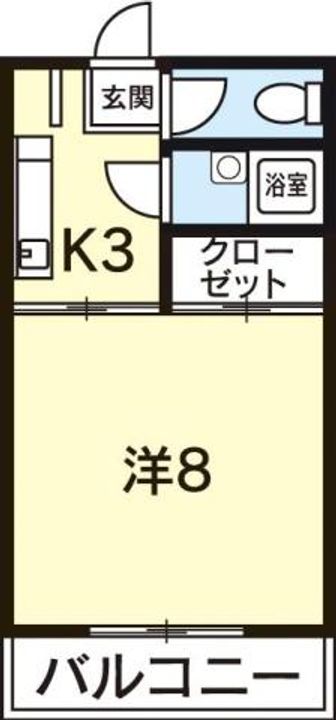 サンハイツ住吉の間取り