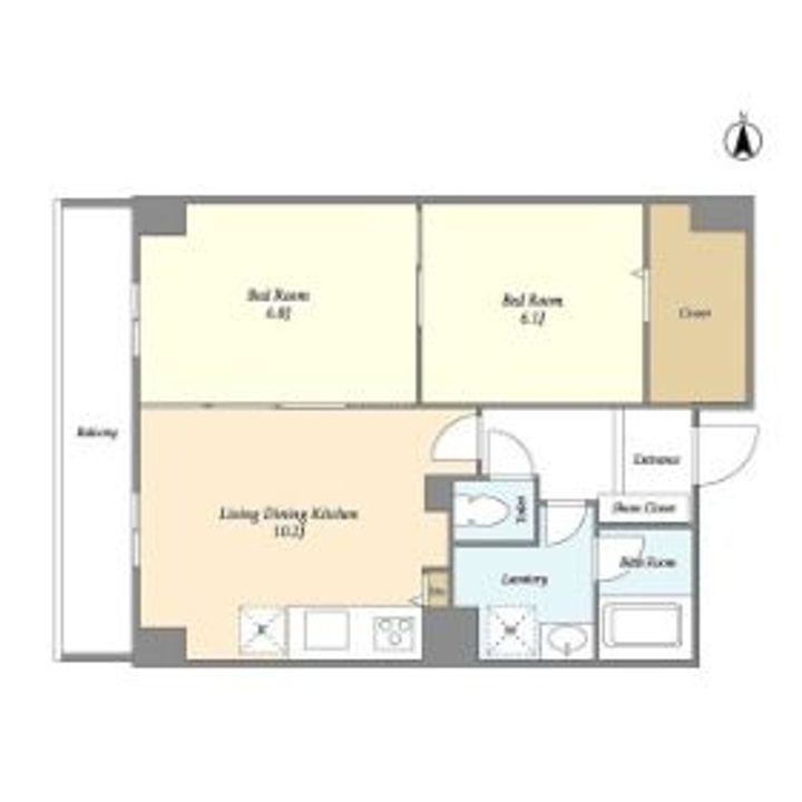 Blance SHIBAURAの間取り