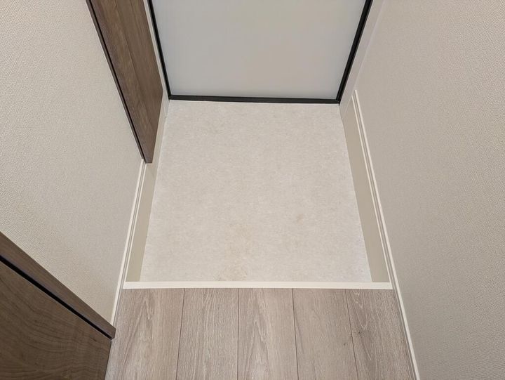 プラシード幸町の玄関