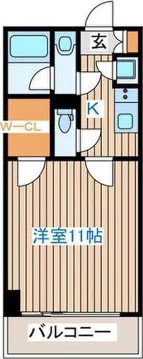宮城県仙台市宮城野区新田東3(マンション)の賃貸物件の間取り