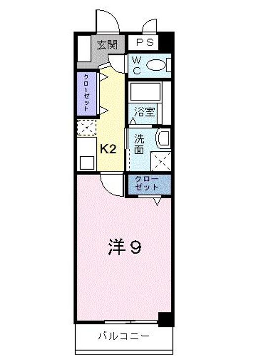 岡山県倉敷市阿知1(マンション)の賃貸物件の間取り