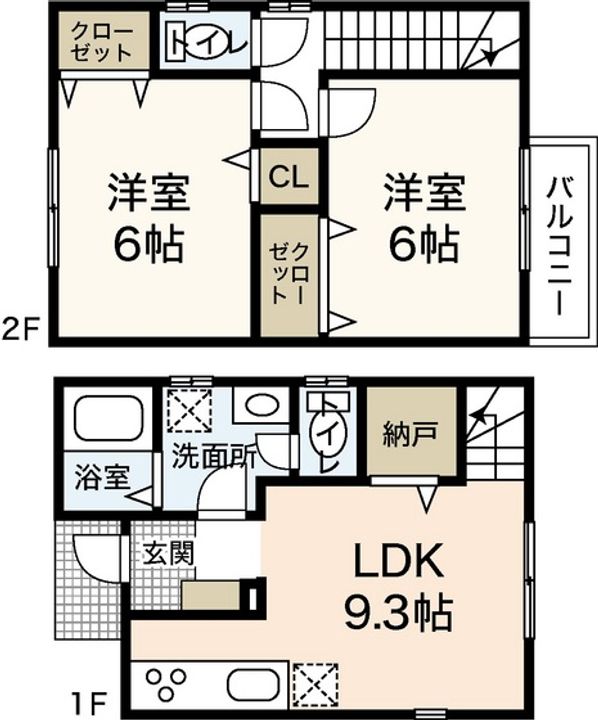 広島県広島市佐伯区五日市町大字石内(一戸建)の賃貸物件の間取り