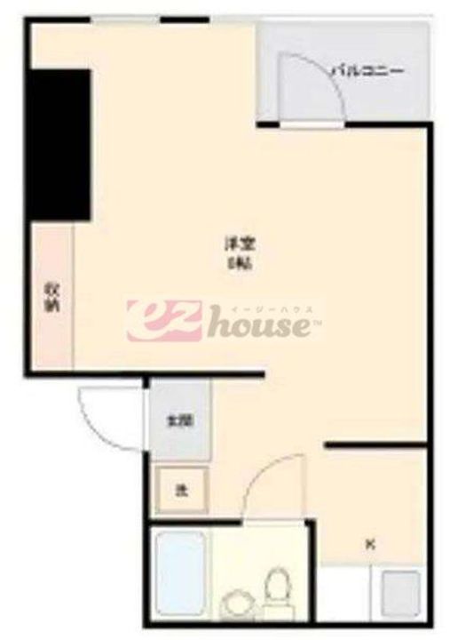 東京都新宿区大久保2(マンション)の賃貸物件の間取り