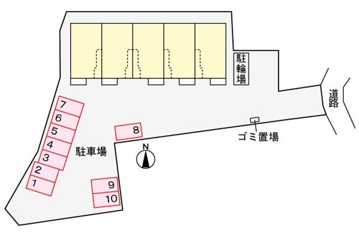 千葉県佐倉市六崎(アパート)の賃貸物件の地図