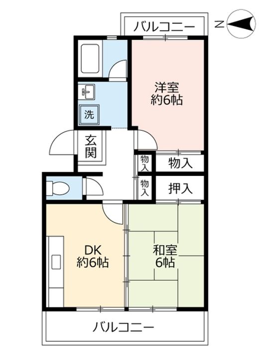 UR加島の間取り
