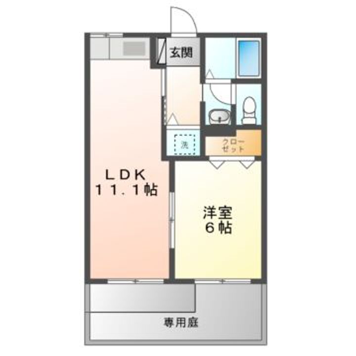 フォーブルいずみB棟の間取り