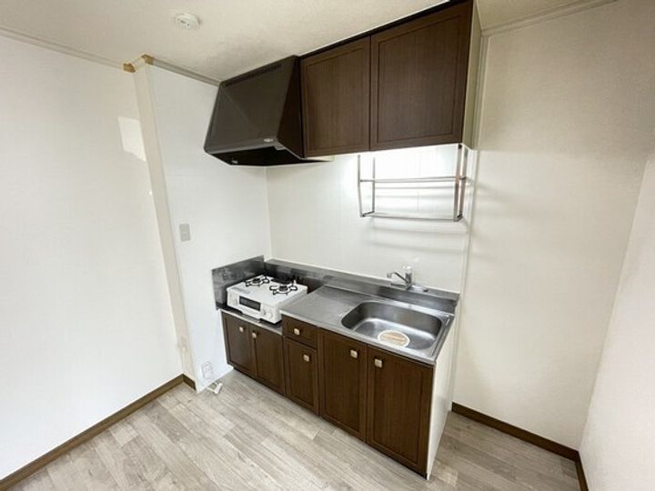 雨あがりの虹 A棟のキッチン