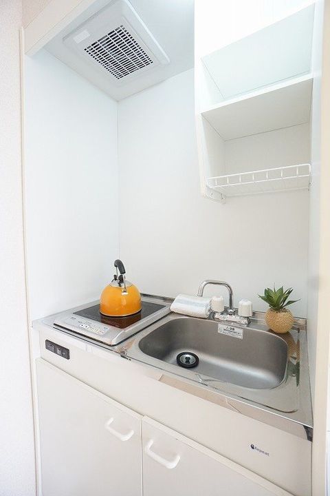 神奈川県厚木市下荻野(アパート)の賃貸物件のキッチン