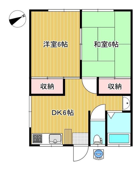 マンション久木野2の間取り
