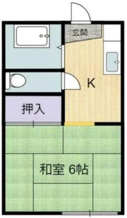 コーポさかえの間取り