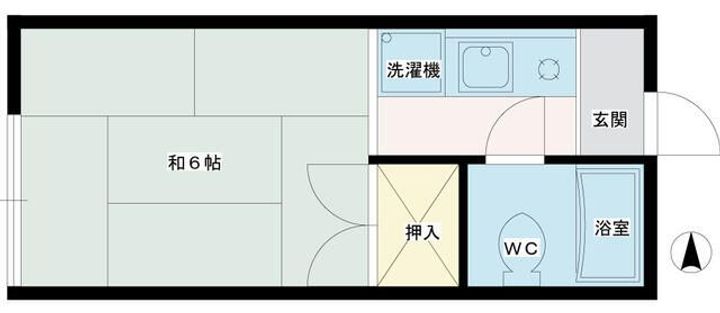 東京都多摩市豊ヶ丘1(アパート)の賃貸物件の間取り