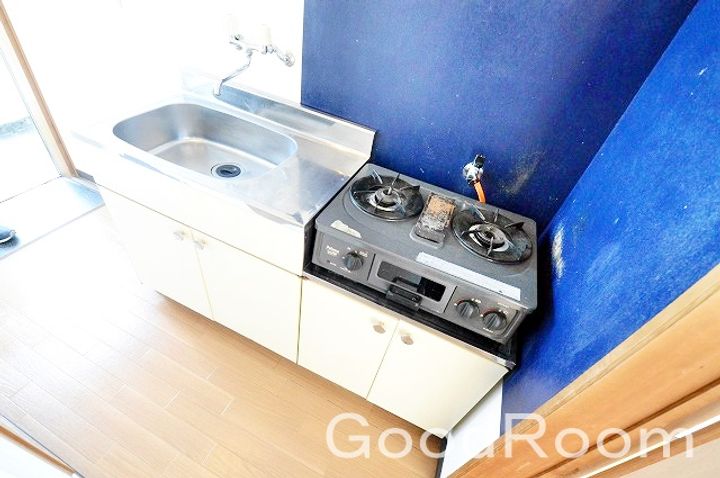 徳島県徳島市鮎喰町1(アパート)の賃貸物件のキッチン