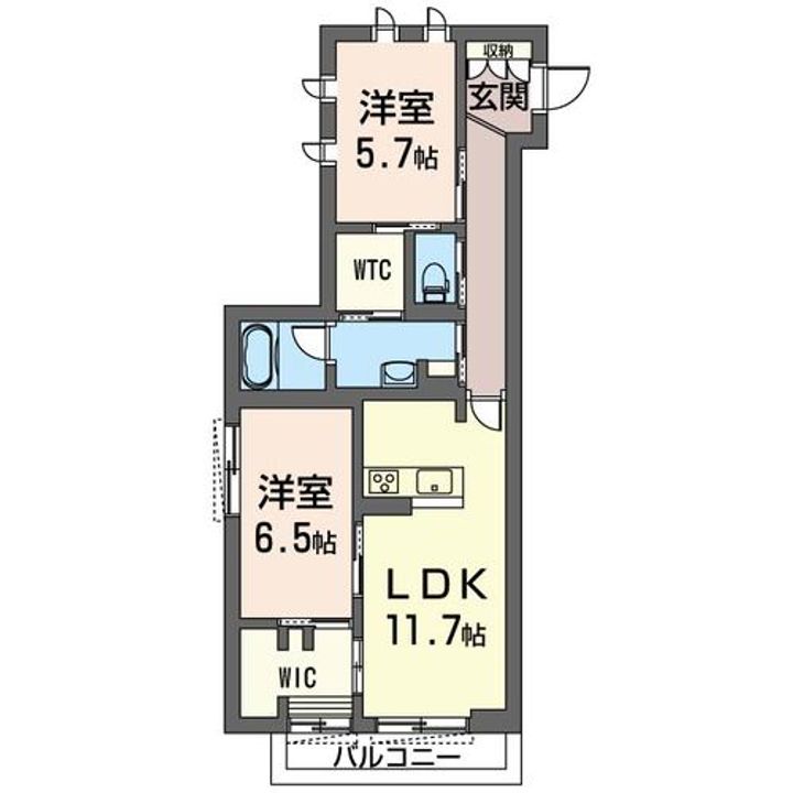 フォレナIIの間取り