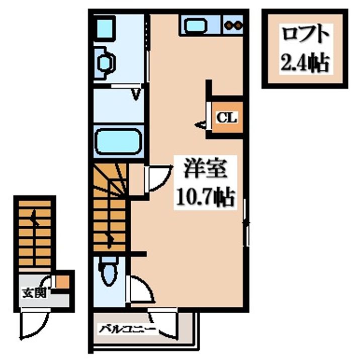 あんしん+大蓮東08-1084の間取り