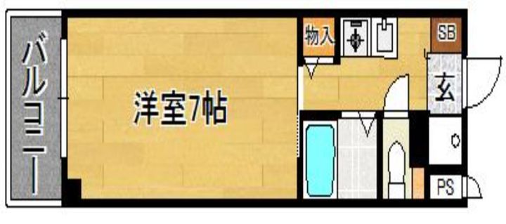 福岡県福岡市早良区田隈1(マンション)の賃貸物件の間取り