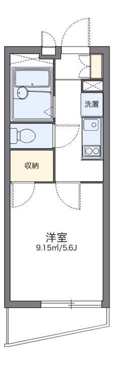 大阪府大阪市浪速区久保吉1(マンション)の賃貸物件の間取り