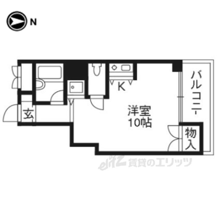 ファーストコート七条烏丸の間取り